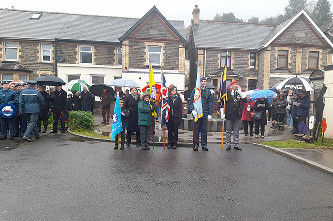Armistice Day was marked in Newbridge