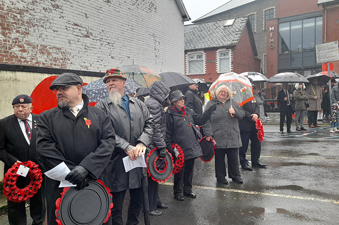 Armistice Day was marked in Newbridge