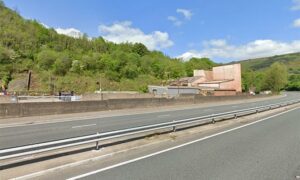 The incident happened on the A467 Risca bypass