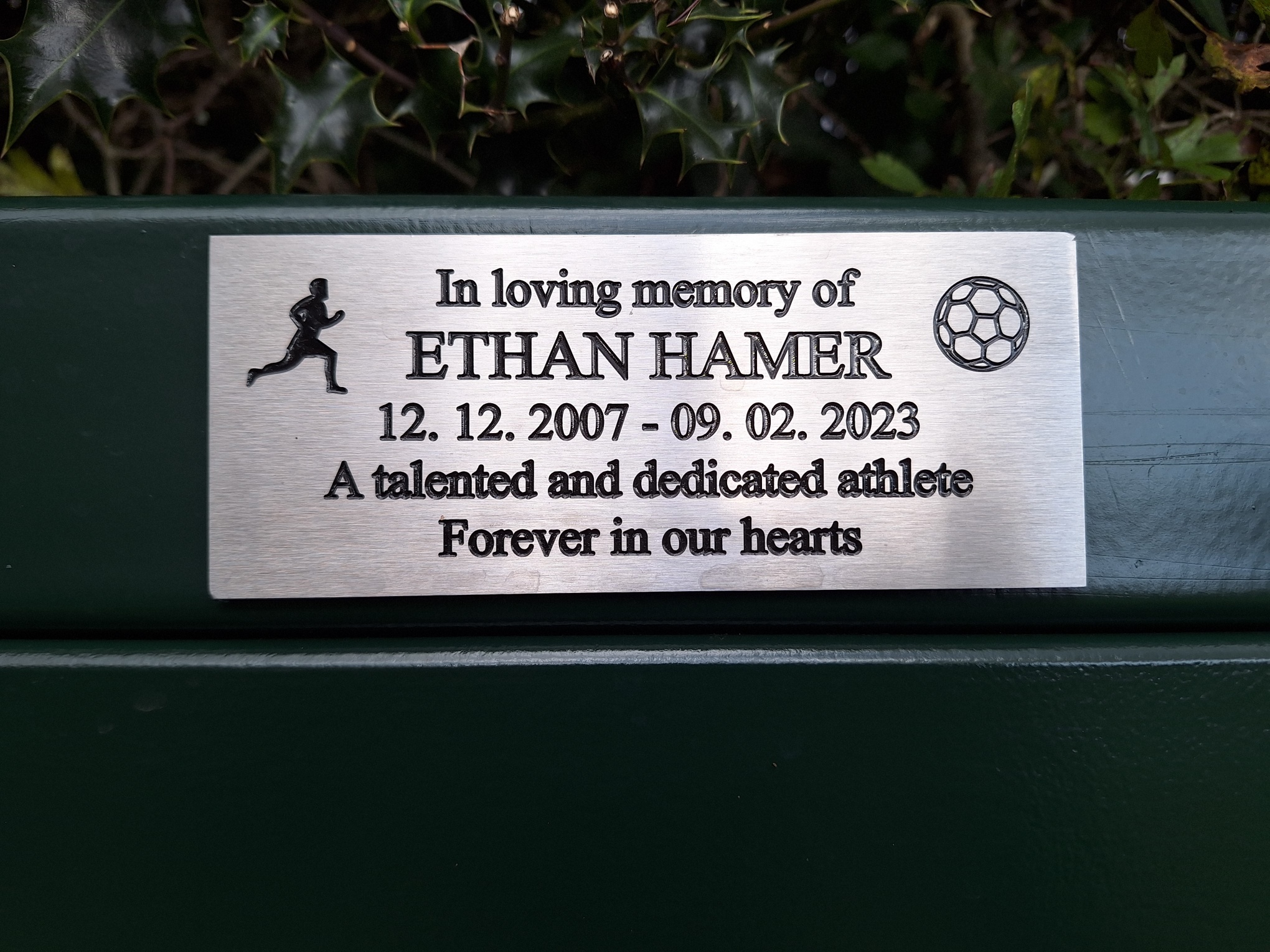 Ethan Hamer passed away in February 2023