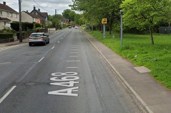 The camera in Trethomas has been adjusted to 20mph but remains off