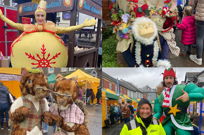 Ystrad Mynach winter food and craft fair was held on November 18
