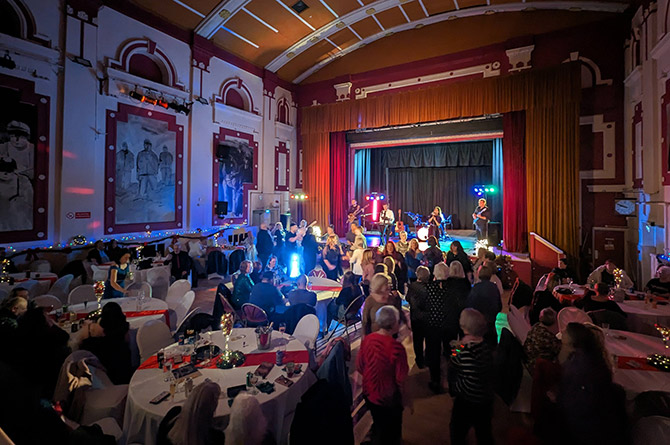 Bedwas Workmen's Hall has marked the end of its centenary year
