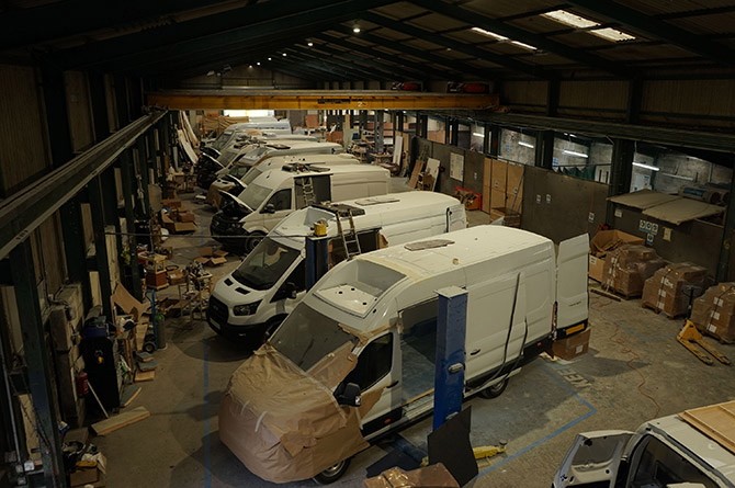 Inside one of Vantastec’s two workshops