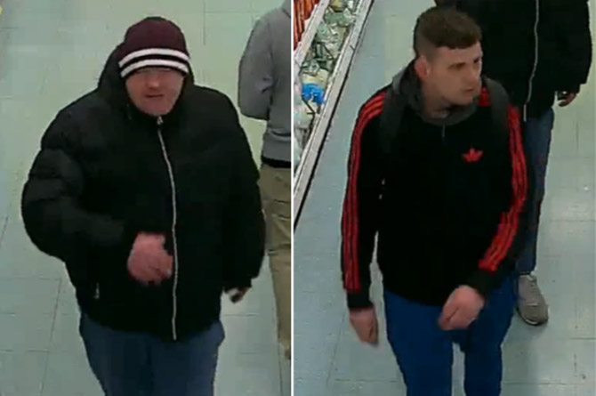 Gwent Police believe these two men may be able to help with enquiries
