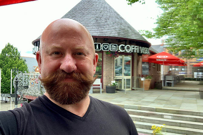 Coffi Vista manager Martin Cook