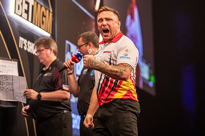 Gerwyn Price suffered a quarter-final exit in Berlin