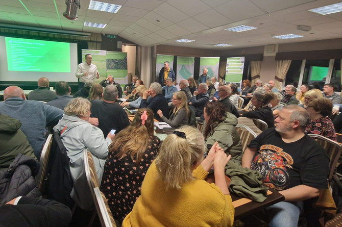 Dozens of Lower Sirhowy Valley residents showed-up to a consultation in protest of the plans