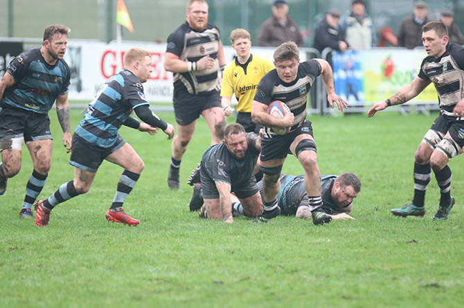 Bedwas came away with a win after a closely-fought battle at Newbridge