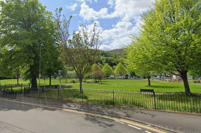 One of the two suggested routes would run through Tredegar Park, Risca