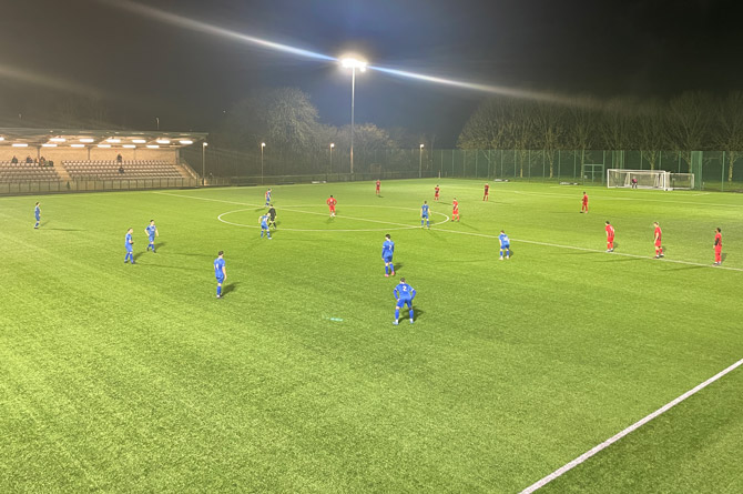 Trethomas Bluebirds cruised to a 4-1 victory over Treharris Athletic Western