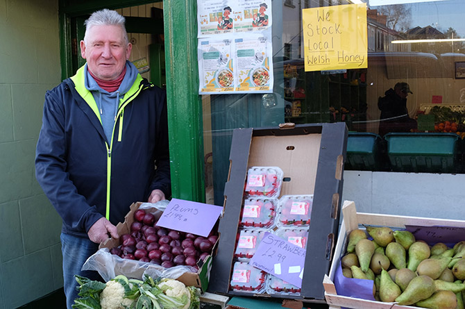 Bob Brain ran Bob's Fruit and Veg in Nelson for 32 years