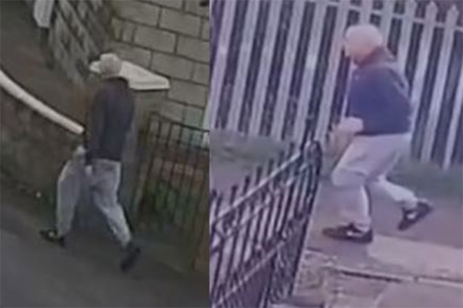 Leigh Parker pictured on CCTV