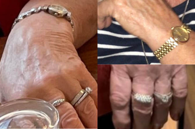 Some of the jewellery that has been stolen