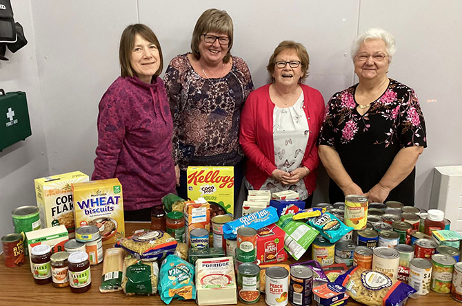 Phoenix Ladies’ members, from left to right, Kate Wetherick, Lynne Webber, Barbera Donovan, and Rita Chapman