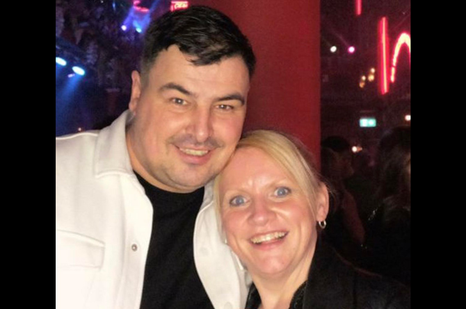Andrew and his wife, Dawn