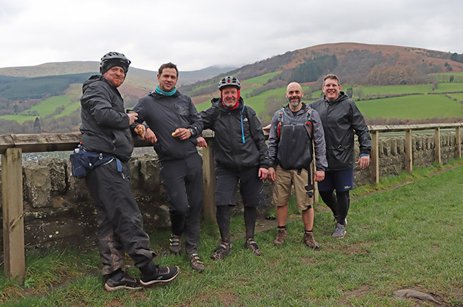 From left: Laurence Morgan, Ryan Tomlinson, Paul Fears, Chris Thomas, and Anthony Boggis