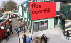 Ffos Caerffili welcomed visitors on Friday April 5
