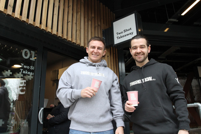 Dafydd Carter, left, and Ian Butterworth