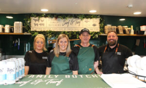 Upmarket Family Butchers have launched a new surf and turf shop at the market