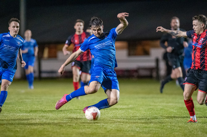 Trethomas Bluebirds suffered their first league defeat of the season in a 3-1 loss to Goytre