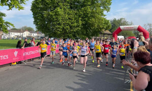 Runners during the Caerphilly 2k