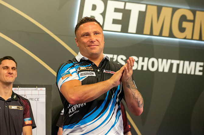 Gerwyn Price on Premier League Darts Night 16