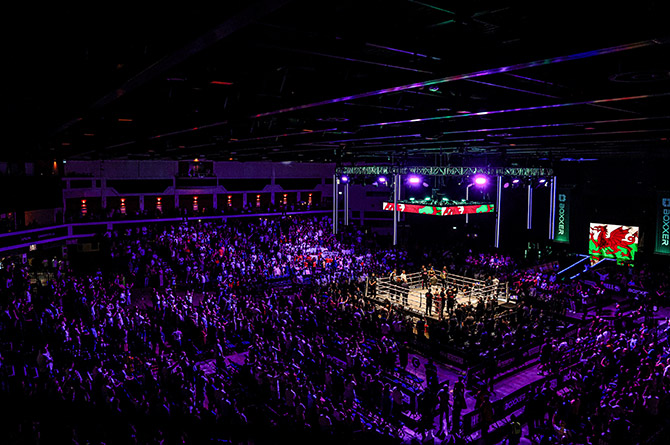 The stage was set at Cardiff's Utilita Arena