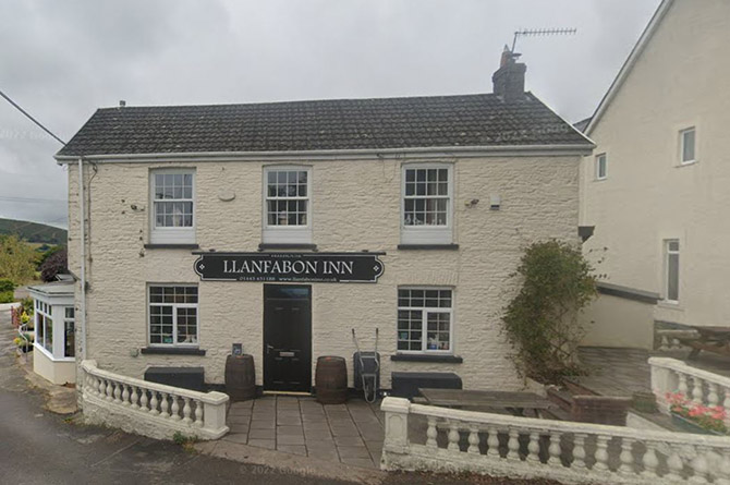 The Llanfabon Inn, pictured in October 2022