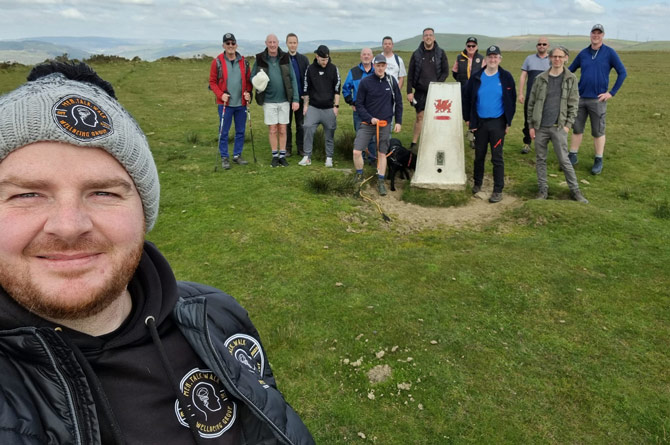 The group meet every Sunday morning for their walks
