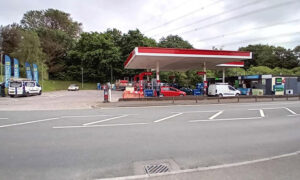 The Asda Express petrol station shop on the edge of Trethomas