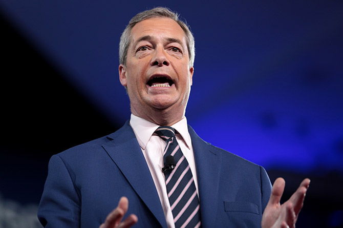 Reform UK leader Nigel Farage