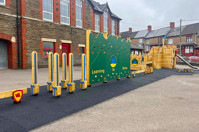 The Twyn School's new playground