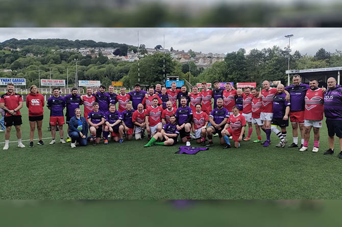 Players from Wales PDRL and Team Colostomy 