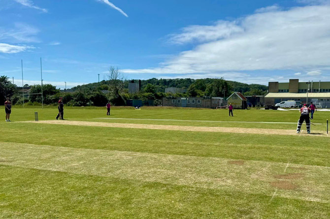 Machen Cricket Club were looking for a much needed win 