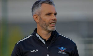 Trethomas Bluebirds manager, Mark Dunford