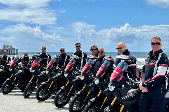 The team spend a couple days cleaning the bikes up before travelling to the next event 