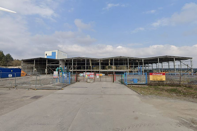 The TVR factory pictured in 2021, during refurbishment