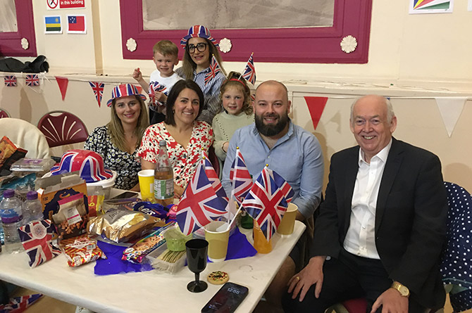 Celebrating the King's Coronation at Bedwas Workmen's Hall