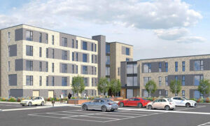 Artist impression of the new flats in Blackwood