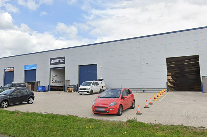 Pontygwindy Industrial Estate, Caerphilly, pictured in May 2023