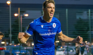 Gareth Tedstone (above), grabbed a brace to secure his side all three points