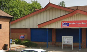 Unit 11 at Castle View Shopping Centre in Caerphilly, pictured in May 2023