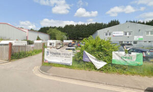 Unit 12 in Greenway, at Bedwas House Industrial Estate, pictured in May 2023