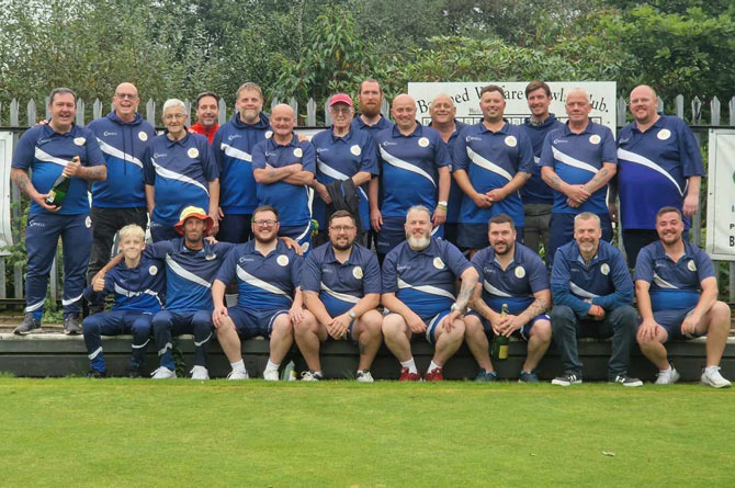 Bargoed Bowls Club lifted the division five title over the weekend 