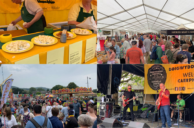 Caerphilly Cheese Festival was held on August 31 and September 1