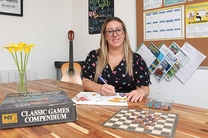Chloe Meyrick, 26, has been shortlisted for a Wales Care Award