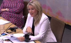Laura Anne Jones MS speaking during the meeting