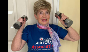 Marina Davies is set to take to the skies later today