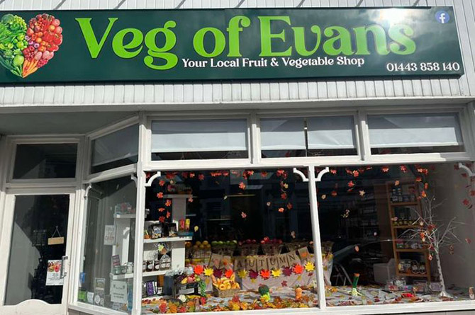 Veg of Evans' current site at 16 Penallta Road